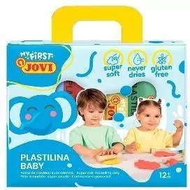 Plastelina Baby 38g 4szt JOVI - tantis.pl