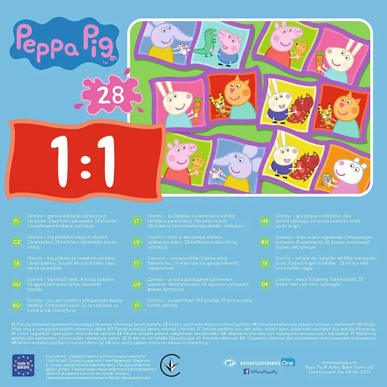 Domino Świnka Peppa - tantis.pl