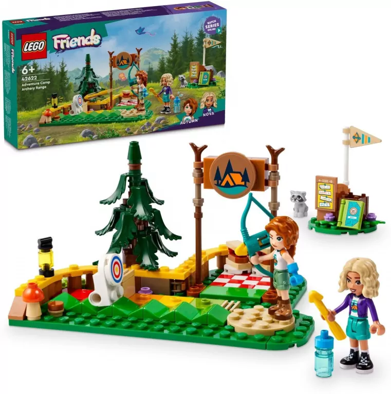 LEGO® Friends. Strzelnica na letnim obozie łuczniczym. 42622 - tantis.pl