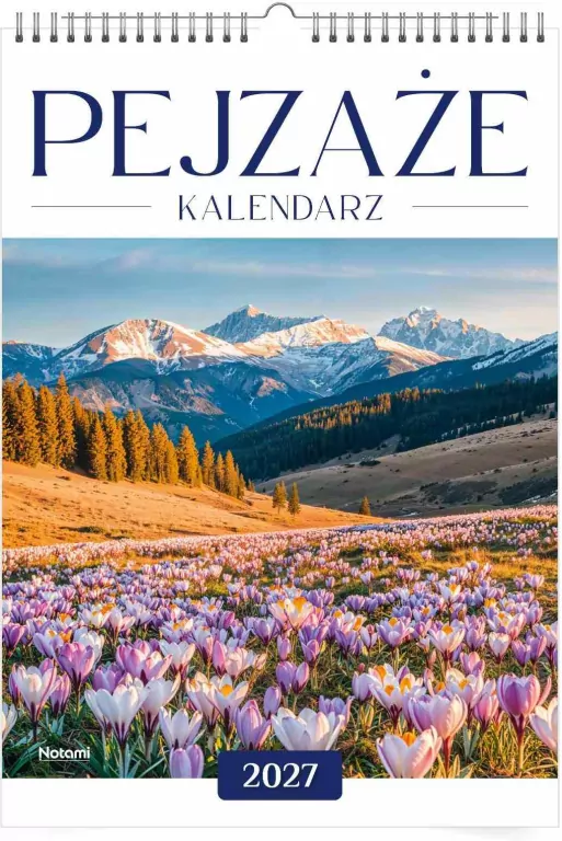 Kalendarz 2027 A3 ścienny Pejzaże - tantis.pl