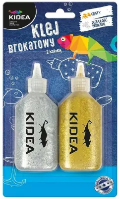 Kleje brokatowe. 2 kolory