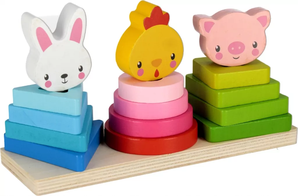 Układanka drewniana Zwierzęta - tantis.pl