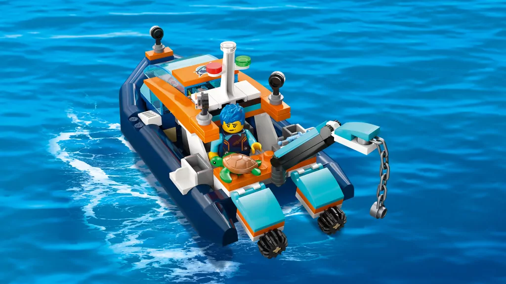 LEGO® City Exploration. Łódź do nurkowania badacza. 60377 - tantis.pl
