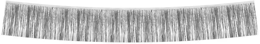 Girlanda dekoracyjna metaliczna srebrna 30x300cm - tantis.pl