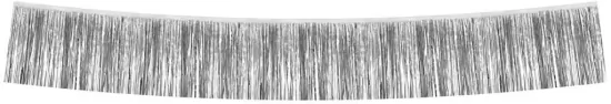 Girlanda dekoracyjna metaliczna srebrna 30x300cm