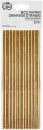 Rurki papierowe różowo złote 6x197mm 24szt - tantis.pl