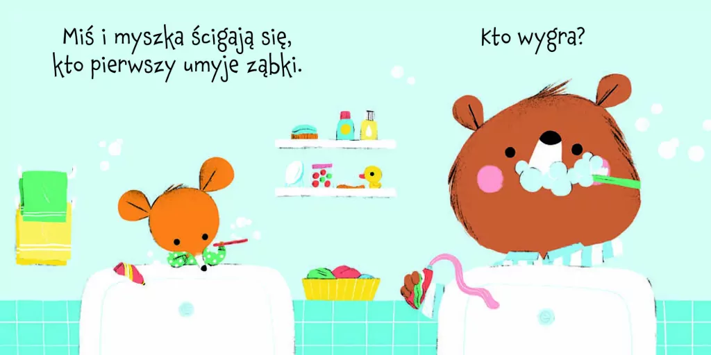 Pora spać. Miś i Myszka - tantis.pl