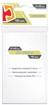 Koszulki na karty Rebel (41x63 mm) Lyra Light, 100 sztuk - tantis.pl