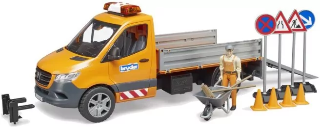 MB Sprinter Komunalny z figurką budowlańca, modułe - tantis.pl