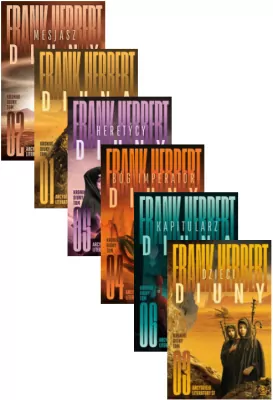 Pakiet: Diuna / Mesjasz Diuny / Dzieci Diuny / Bóg Imperator Diuny / Heretycy Diuny / Kapitularz Diuną. Kroniki Diuny. Tom 1-6