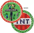 Talerzyki papierowe Minecraft 23cm - tantis.pl