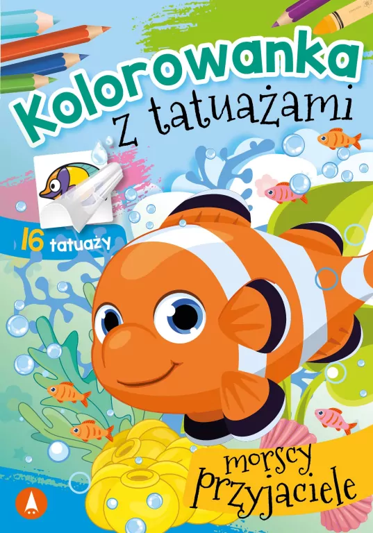Morscy przyjaciele. Kolorowanka z tatuażami - tantis.pl