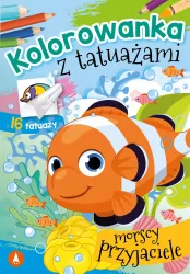 Morscy przyjaciele. Kolorowanka z tatuażami