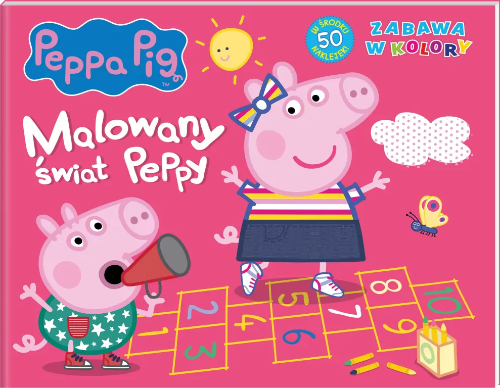 Peppa Pig. Zabawa w kolory cz. 6 Malowany świat Peppy - tantis.pl