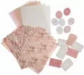 Zestaw papierów vintage z naklejkami 40szt - tantis.pl