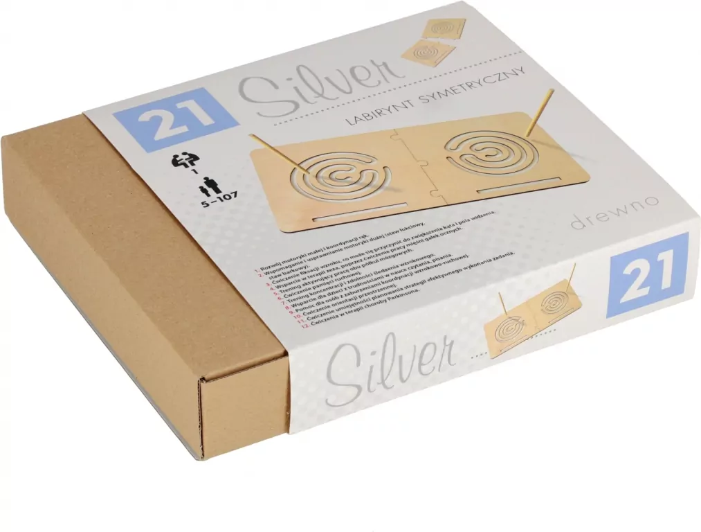 Symetryczny labirynt 2 Silver ALEX - tantis.pl