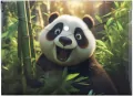 Koperta A4 PP na napę z nadrukiem Panda - tantis.pl