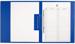 Teczka do akt osobowych (b+w) niebieska