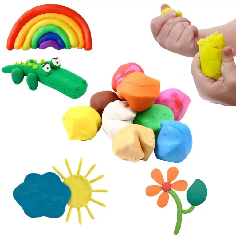 Zestaw do modelowania z ciastem 12 kolorów - tantis.pl