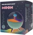 Lampka nocna LED RGB księżyc niebieski - tantis.pl
