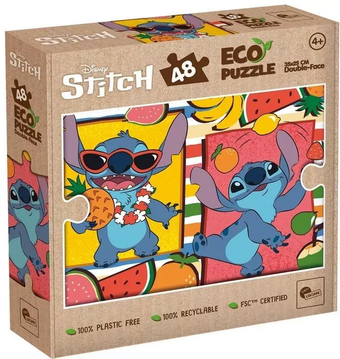Puzzle 48 Stitch Eko dwustronne - tantis.pl