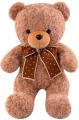 Maskotka przytulanka miś z kokardką 45cm - tantis.pl