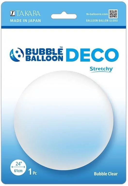 Balon Takara Deco Bubble Clear 60cm - tantis.pl