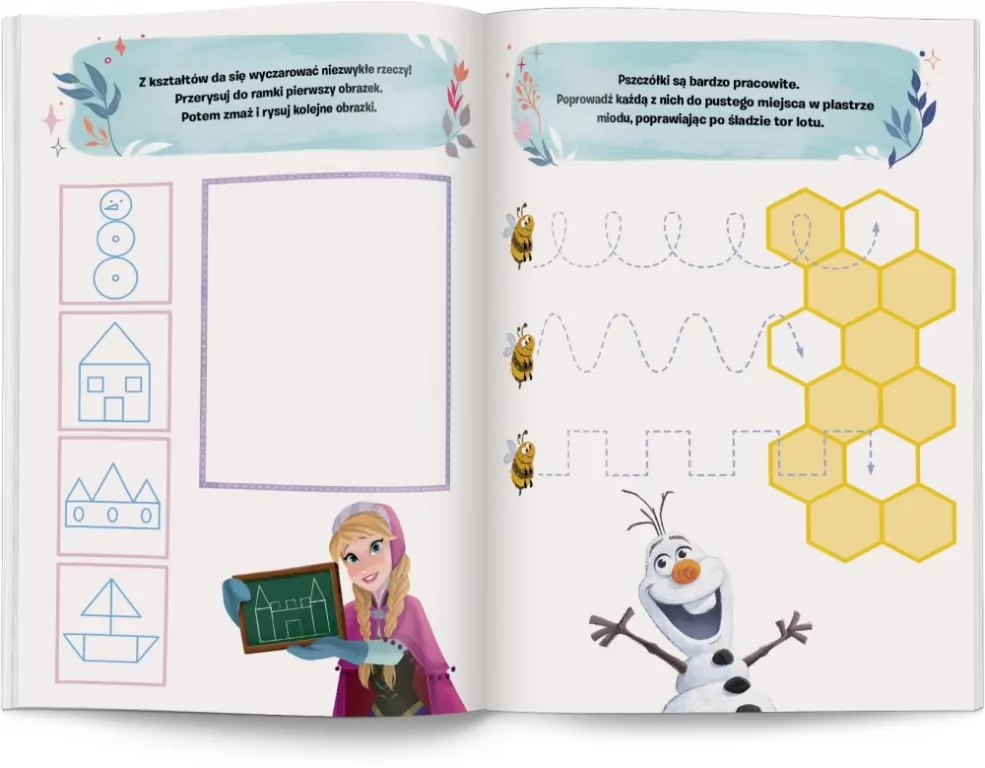 Disney Uczy. Kraina lodu. Zadania do zmazywania - tantis.pl