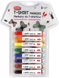 Markery do T-Shirtów. 8 kolorów