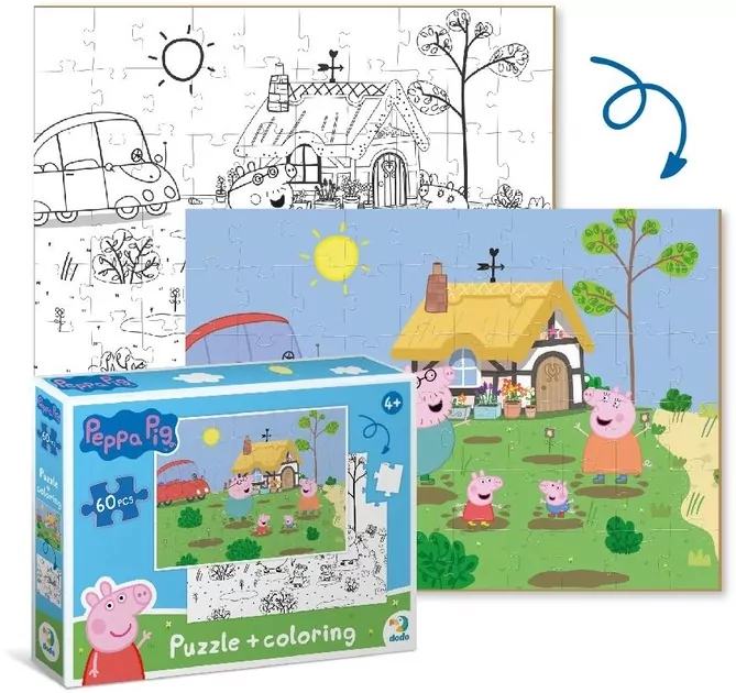 Puzzle 60 2 in 1 Peppa Pig - tantis.pl