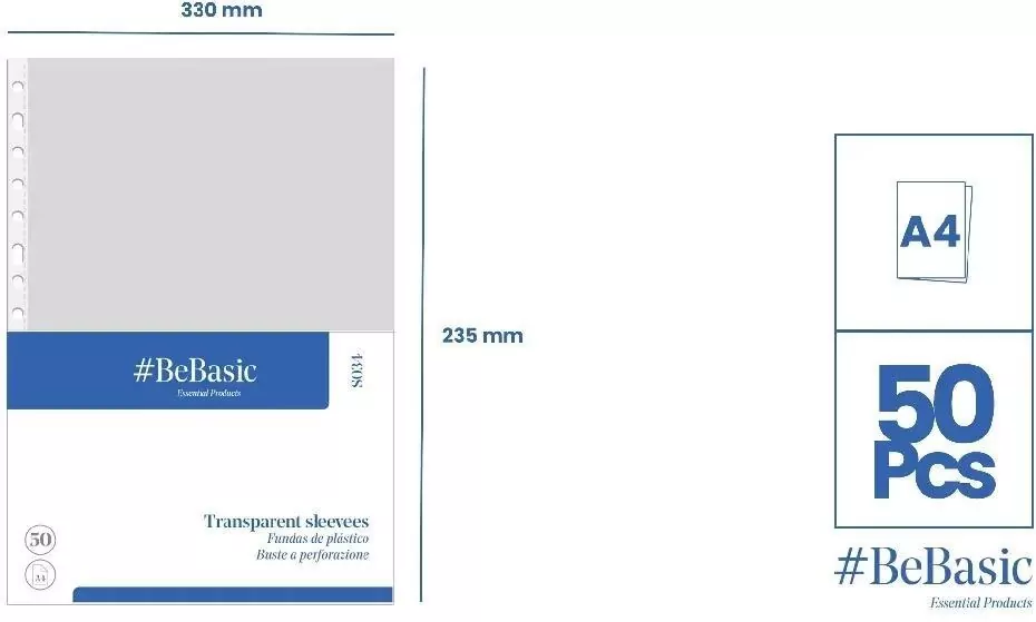 Przezroczyste koszulki do segregatorów A4 - tantis.pl