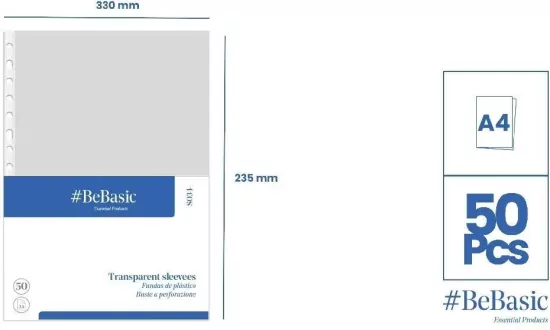 Przezroczyste koszulki do segregatorów A4