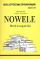 Nowele M. Konopnickiej. Biblioteczka opracowań. Nr 69 - tantis.pl