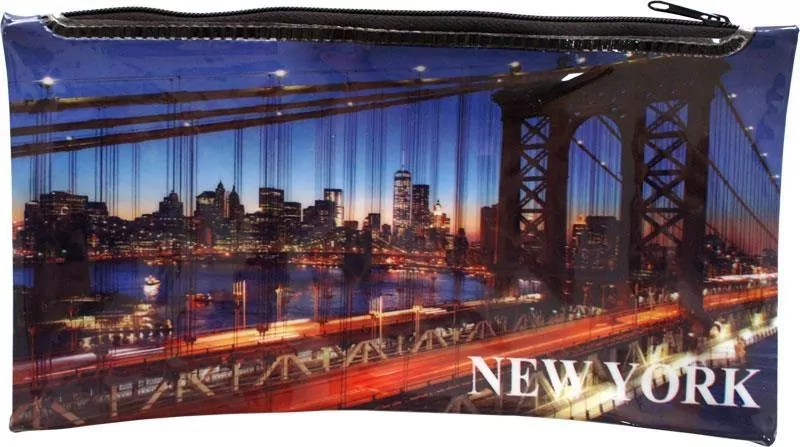 Piórnik z nadrukiem New York - tantis.pl