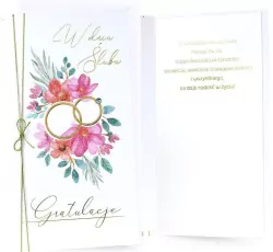 Karnet. W dniu ślubu