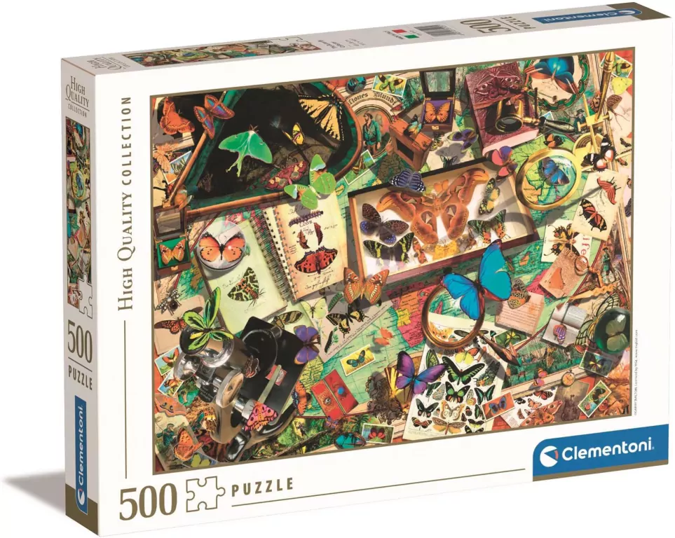 Puzzle 500 HQ The Butterfly Collector - tantis.pl