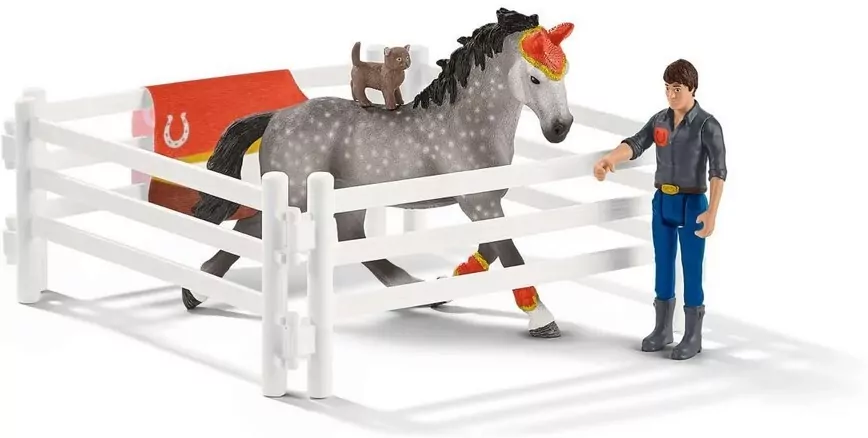 Schleich. Horse Club. Zestaw do woltyżerki Mii - tantis.pl