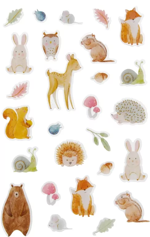 Naklejki Sticker BOO Leśne zwierzęta - tantis.pl