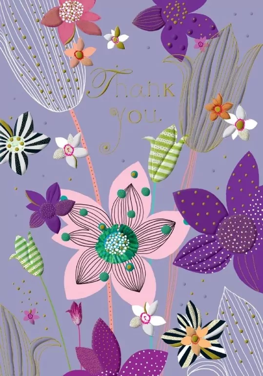Karnet B6 + koperta MO5621V1 Dziękuję Kwiaty - tantis.pl
