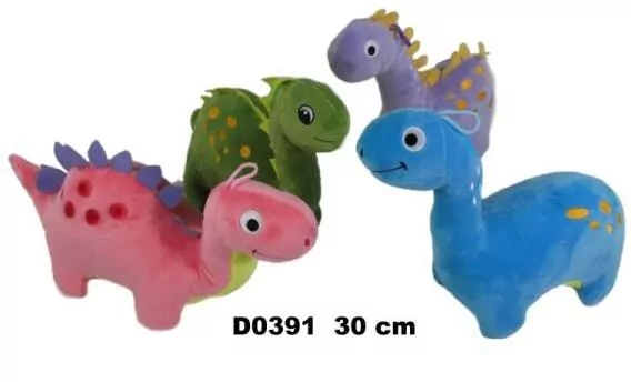 Sun-day. Maskotka Dinozaur 30cm 4 wzory. Mix, 1 sztuka - tantis.pl
