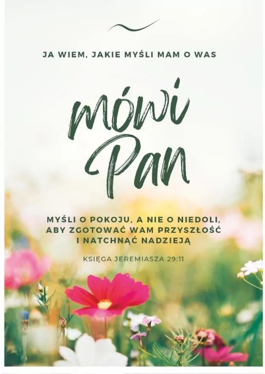 Karnet - Ja wiem, jakie myśli - kwiaty - tantis.pl