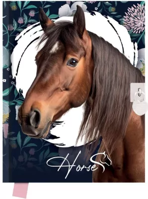 Pamiętnik z kłódką 80 kartek Horse