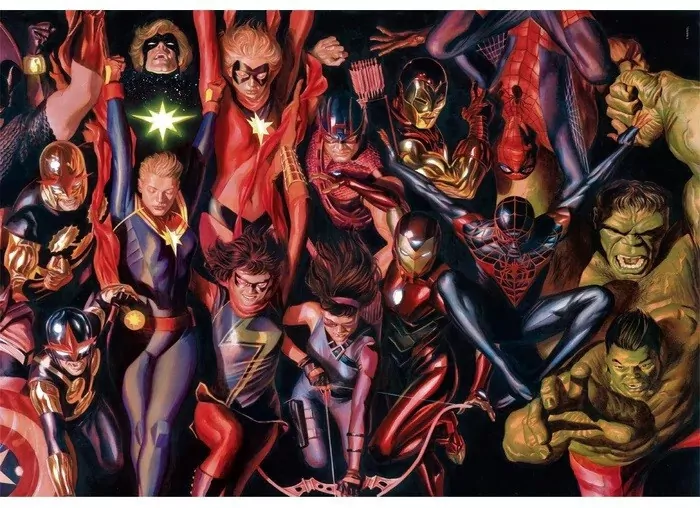 Puzzle 1000. Brief Case Marvel 2022. 39675 - tantis.pl