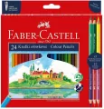 FABER CASTELL. Kredki ołówkowe Wawel 24 kolory + 3 - tantis.pl