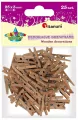 Dekoracyjne klamerki drewniane 25mm 25szt.kolor drewna(EB108) - tantis.pl