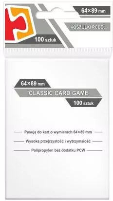 Koszulki na karty Rebel (63x88 mm) Corvus Light, 100 sztuk - tantis.pl