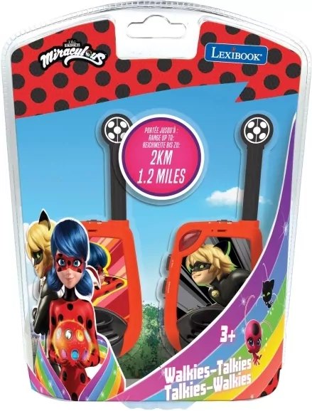 Krótkofalowki Walkie-talkie Miraculous z funkcją alfabetu Morse'a - tantis.pl