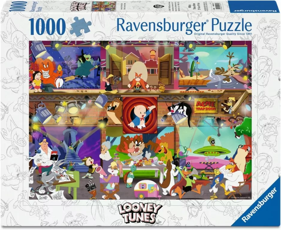 Puzzle 1000 Looney Tunes Studio - tantis.pl