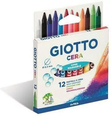 Kredki woskowe. Cera. 12 kolorów - tantis.pl