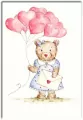Karnet B6 Misiowa z balonami - tantis.pl